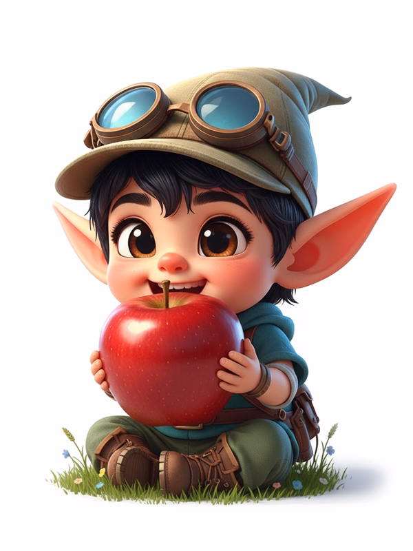 Wichtel_Solinu_Apfel3
